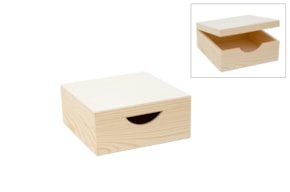 CAIXA P/GUARDANAPOS 20X20X9CM