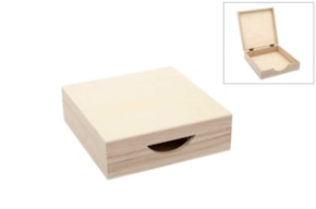 CAIXA P/GUARDANAPOS 20X20X6.5CM