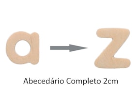 ABECEDARIO MADEIRA 2CM/12