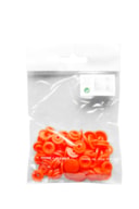 SET 20 PRESSURE BUTTONS 1.24CM ORANGE