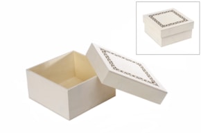 CX C/TAMPA RENDILHADA 16X16X8CM