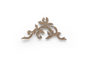 SET 12 CANTOS DEC. 6.7x3.2x0.3CM MDF