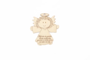 SET 12 ANJOS 8x7.2X0.3CM CHOUPO