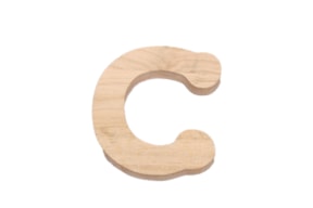 SET 10 LETRAS C 6X7X0.6CM CHOUPO