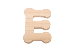 SET 10 LETRAS E 5.7X7X0.6CM CHOUPO