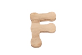 SET 10 LETRAS F 4.9X7X0.6CM CHOUPO