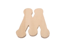 SET 10 LETRAS M 6.5X7X0.6CM CHOUPO