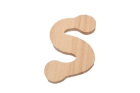 SET 10 LETRAS S 5.5X7X0.6CM CHOUPO