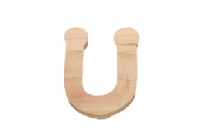 SET 10 LETRAS U 5.7X7X0.6CM CHOUPO