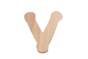 SET 10 LETRAS V 6.3X7X0.6CM CHOUPO