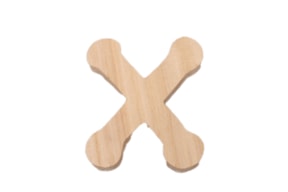 SET 10 LETRAS X 6.2X7X0.6CM CHOUPO