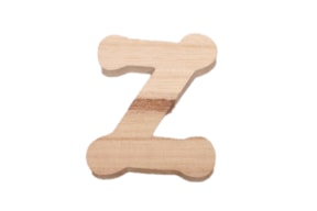 SET 10 LETRAS Z 6X7X0.6CM CHOUPO