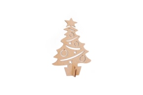 SET 4 PINHEIROS C/BASE 14.1x20x0.3CM MDF