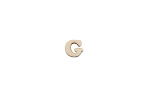 SET 12 LETRAS  G 1.7x1.5x0.4CM CHOPO