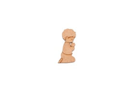 SET 12 MENINOS A REZAR 2.2X4X0.3CM MDF