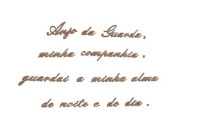 ORAÇAO ANJO DA GUARDA 72X3.4X0.3CM DM