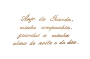 ORAÇAO ANJO DA GUARDA 92X4.3X0.3CM DM