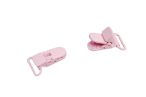 SET 12 MOLAS P/CHUPETA 2.4X4.2CM ROSA BEBE