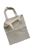 SET 6 UNBLEACHED COTTON BAGS 24X28CM