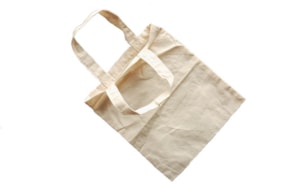 SET 4 UNBLEACHED COTTON BAGS 20X24CM