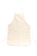 SET 4 UNBLEACHED COTTON APRONS F/ ADULT 56X85CM