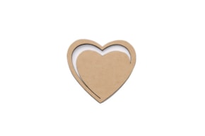 SET 12 CORACOES 10X9.5X0.3CM MDF