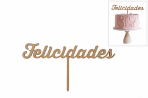 SET 4 ESPETOS FELICIDADES 20X10.5X0.3CM MDF