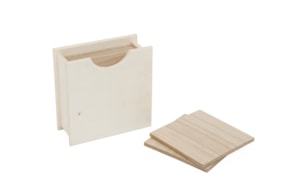 SET 6 BASES P/COPOS 11x11x4.5CM