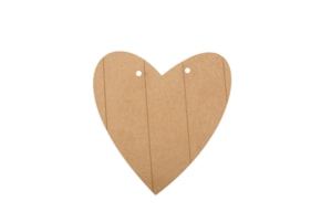 SET 2 CORAÇOES 35X36.7X0.8CM MDF