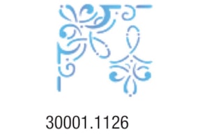 STENCIL 13X13CM CANTO 300011126 ACRILEX