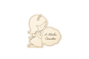 SET 12 MENINAS A REZAR 9.5X9.4X0.3CM CHOUPO