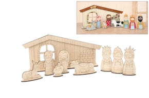 PRESEPIO INFANTIL C/CASA 33X16.5X0.4CM CHOUPO