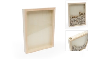 QUADRO C/RANHURA PARA ROLHAS CORTIÇA 35X45x5.5CM