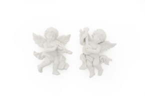 SET 2 ANJOS 8CM COLAR