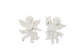 SET 2 ANJOS 8CM COLAR