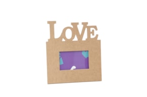 P.FOTO(10x15cm) RECT. LOVE 25X28.1X1.2CM MDF