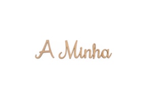 SET 12 PALAVRAS A MINHA 12.1X3X0.3CM MDF