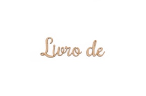 SET 12 PALAVRAS LIVRO DE 9.4X3X0.3CM MDF