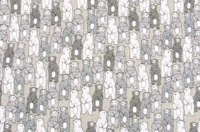 PR * FABRIC 100x112CM 4500-741 WOLLY BEAR