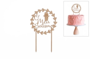 SET 2 ESPETOS O MEU BATISMO 18X30X0.3CM MDF