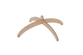 SET 2 MOBILES 29.6X29.6X9X0.3CM MDF