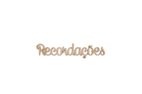 SET 12 PALAVRAS RECORDAÇÕES 6.2X1X0.3CM MDF