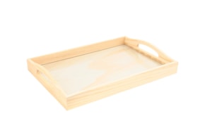 BANDEJA CON VIDRIO 33.5x23x5CM