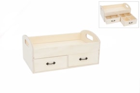 TABULEIRO C/2 GAVETAS 35x21x15CM