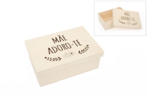 CAJA MÃE ADORO-TE 22X15X8CM