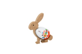 SET 2 COELHOS PARA OVO 9.3X11.7X1.6CM MDF