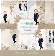 PR * BLOC 12 PAPERS SCRAP 30.5X30.5CM CELEBRATION PFY-2396PT