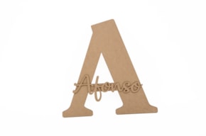 LETRA 40X0.3CM MDF C/ NOME PERSONALIZAVEL