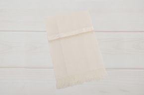 TOALHA C/ RENDA 71X48CM CHAMPAGNE  001PR