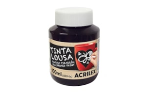 TINTA ARDOSIA PRETO 100ML 01712520   ACRILEX